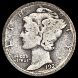 1921 Mercury Dime NICELY CIRCULATED NICELY CIRCUL