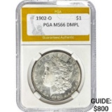 1902-O Morgan Dollar PGA MS66 DMPL