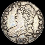 LIGHTLY CIRCULATED 1827 Capped Bust Half Dollar