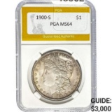 1900-S Morgan Dollar PGA MS64