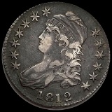 LIGHTLY CIRCULATED 1812 Capped Bust Half Dollar