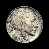 GEM BU 1937 Buffalo Nickel
