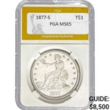 1877-S Trade Dollar PGA MS65