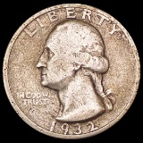 1932-D Washington Silver Quarter LIGHTLY CIRCULATE