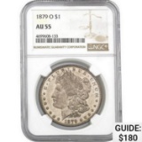 1879-O Morgan Silver Dollar NGC AU55