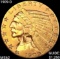 1909-D $5 Gold Half Eagle UNCIRCULATED