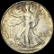 1939-S Silver Walking Liberty Half Dollar CHOICE AU