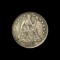 1858 Seated Liberty Silver Half Dime LIGHTLY CIRCULATED