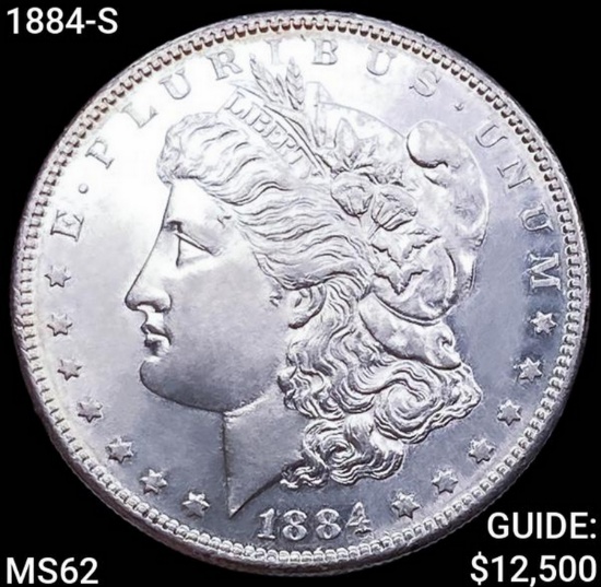 1884-S Morgan Silver Dollar UNCIRCULATED