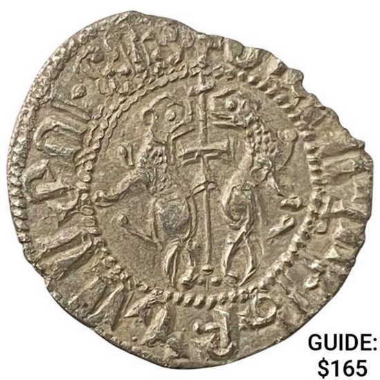 1198-1219 AD Crusades Armenia Silver Tram UNCIRCULATED