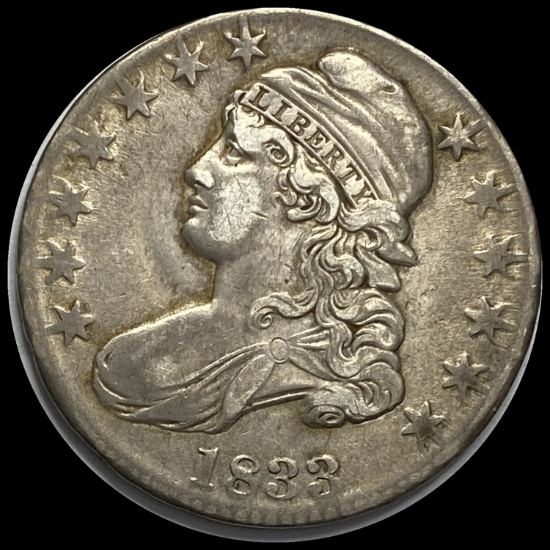 1832 Capped Bust Half Dollar NEARLY UNCIRCULATED