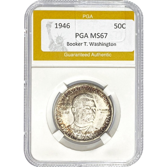 1946 Booker T. Washington 50C PGA MS67