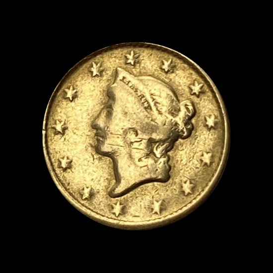 1851-C Gold $1 Liberty Head HIGH GRADE