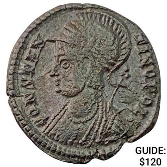 Roman Constantinian 330-340 AD BI Nummus UNCIRCULATED