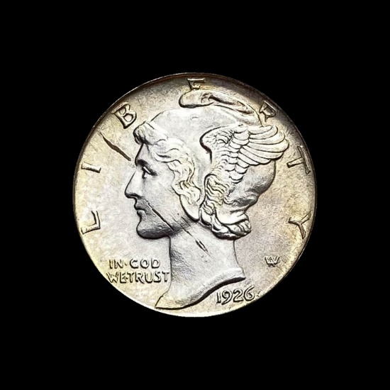 1926 Mercury Dime GEM BU