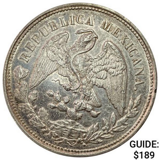 1903Mo AM Mexico Silver Peso CHOICE AU