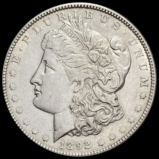 1892 Morgan Silver Dollar CLOSELY UNCIRCULATED