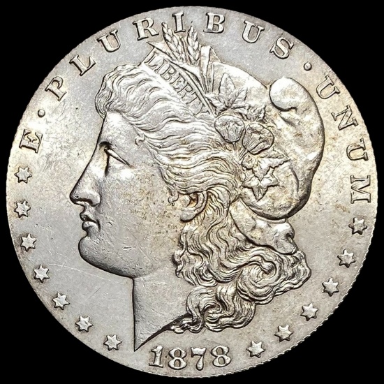 1878 Silver Morgan Dollar CLOSELY UNCIRCULATED