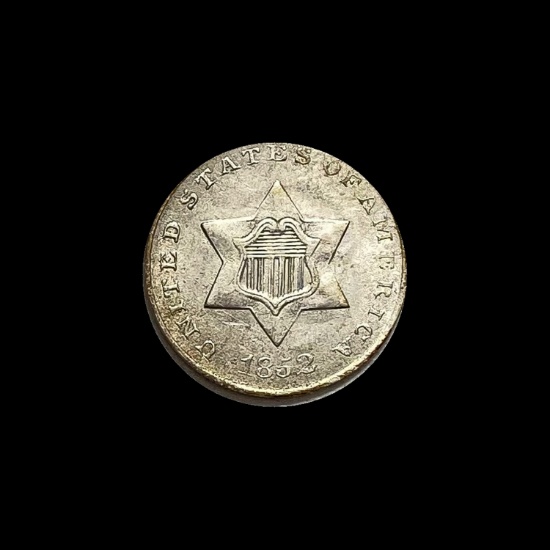 U.S. Nickel 3-Cent Piece 1865. UNCIRCULATED