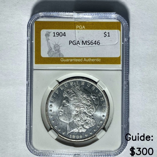 1904 Morgan Dollar PGA MS646