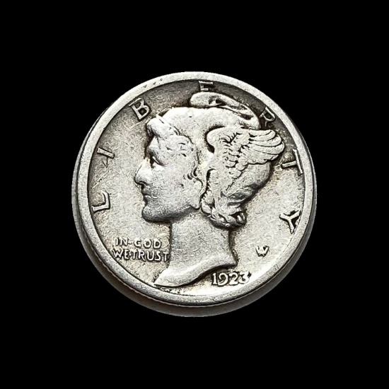 1927 Mercury Dime LIGHTLY CIRCULATED