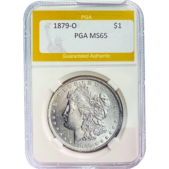 1879-O Morgan Dollar PGA MS65