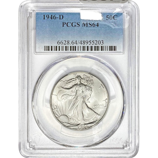 1946-D Walking Liberty Half Dollar PCGS