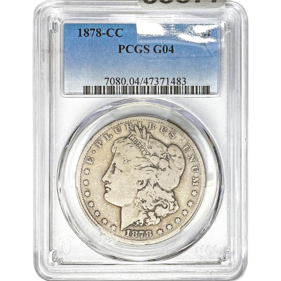 1878-CC Morgan Silver Dollar PCGS G04
