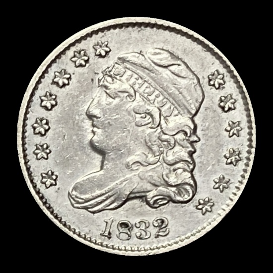 1832 Capped Bust Half Dime ABOUT UNCIRCULATED