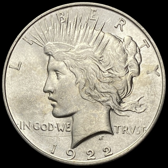 1922 Silver Peace Dollar GEM BU
