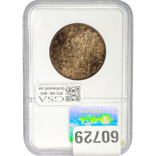 1935/34-D Boone Half Dollar ANACS MS65