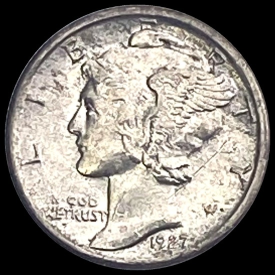 1927 Mercury Dime CLOSELY UNCIRCULATED