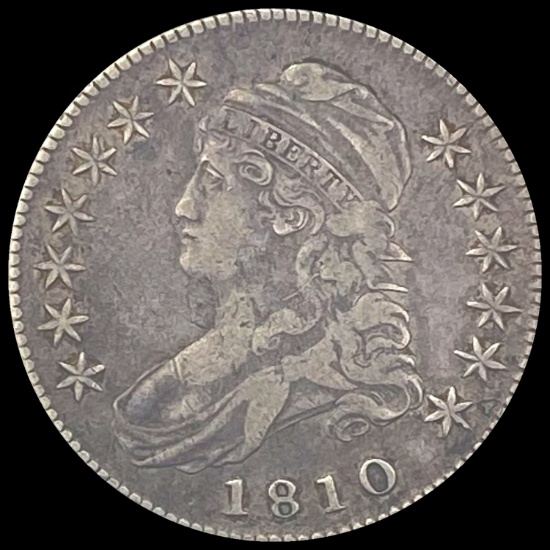 1810 Capped Bust Half Dollar LIGHTLY CIRCULATED