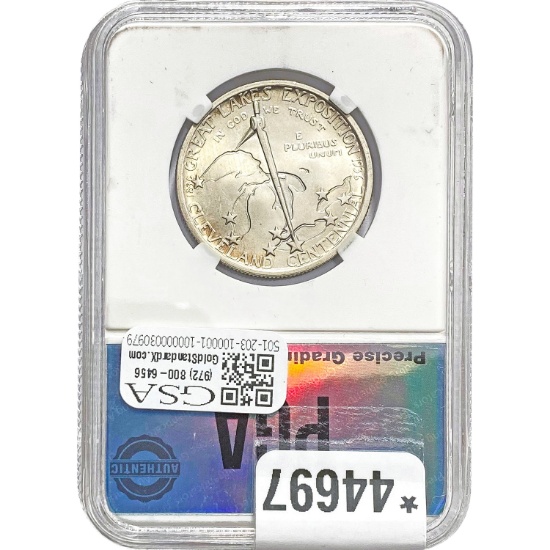 1936 Cleveland Half Dollar PGA MS67+