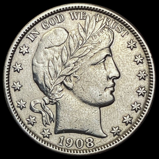 1908-O Barber Half Dollar UNCIRCULATED UNCIRCULATED