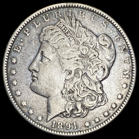 1891-O Morgan Silver Dollar CLOSELY UNCIRCULATED CLOSELY UNCIRCULATED