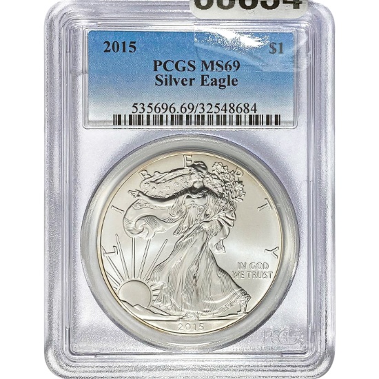 2015 $1 Silver Eagle PCGS MS69