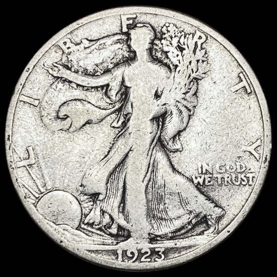 1923-S Walking Liberty Half Dollar NICELY CIRCULAT NICELY CIRCULATED