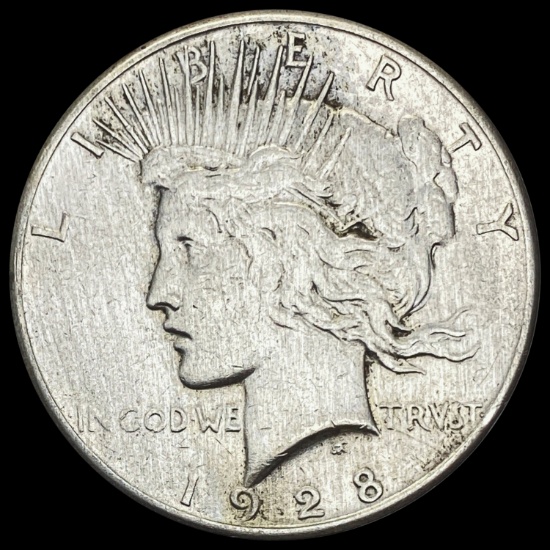 1928 Peace Silver Dollar NICELY CIRCULATED NICELY CIRCULATED