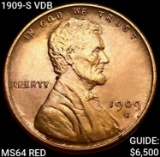 1909-S VDB Wheat Cent CHOICE BU RD