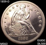 1859-O Seated Liberty Dollar CHOICE BU