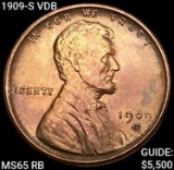 1909-S VDB Wheat Cent GEM BU