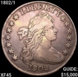 1802/1 Draped Bust Dollar NEARLY UNCIRCULATED
