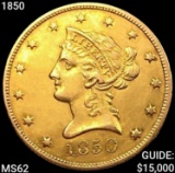 1850 $10 Gold Eagle UNCIRCULATED