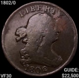 1802/0 Draped Bust Half Cent LIGHTLY CIRCULATED