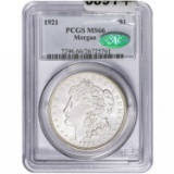 1921 CAC Morgan Silver Dollar PCGS MS66