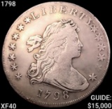 1798 Draped Bust Dollar NEARLY UNCIRCULATED