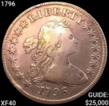 1796 Draped Bust Dollar NEARLY UNCIRCULATED