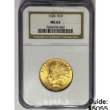 1926 $10 Gold Eagle NGC MS63