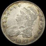 1817 Capped Bust Half Dollar LIGHTLY CIRCULATED